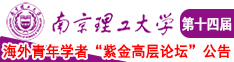 大鸡巴操小嫩逼网站南京理工大学第十四届海外青年学者紫金论坛诚邀海内外英才！